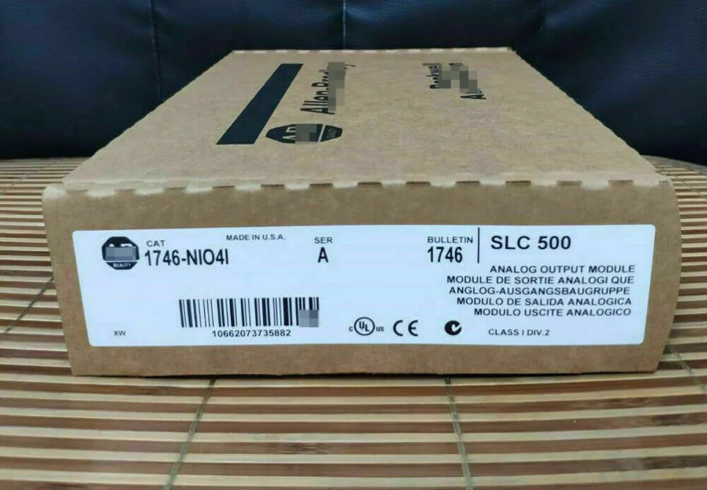 

Новый заводской герметичный аналоговый выходной модуль 1746-NIO4I SER A SLC 500 1746NIO4I