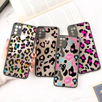 For Infinix Note Pro Case Leopard Phone Cover For Infinix Note10 Pro Hot 11S Play Lite Smart Plus Hard Clear Cases