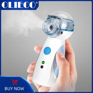 Портативныйкомпрессорный небулайзер OLIECO, ингалятор, многоразовый распылитель, медицинские препараты, аэросолизованная терапевтическая машина для детей и взрослых
