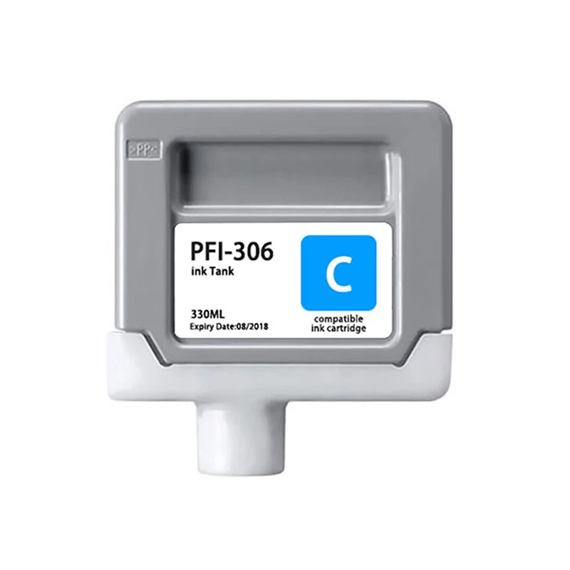 Новый PFI-306 330 мл совместимый картридж с полными чернилами для принтера Canon iPF8300