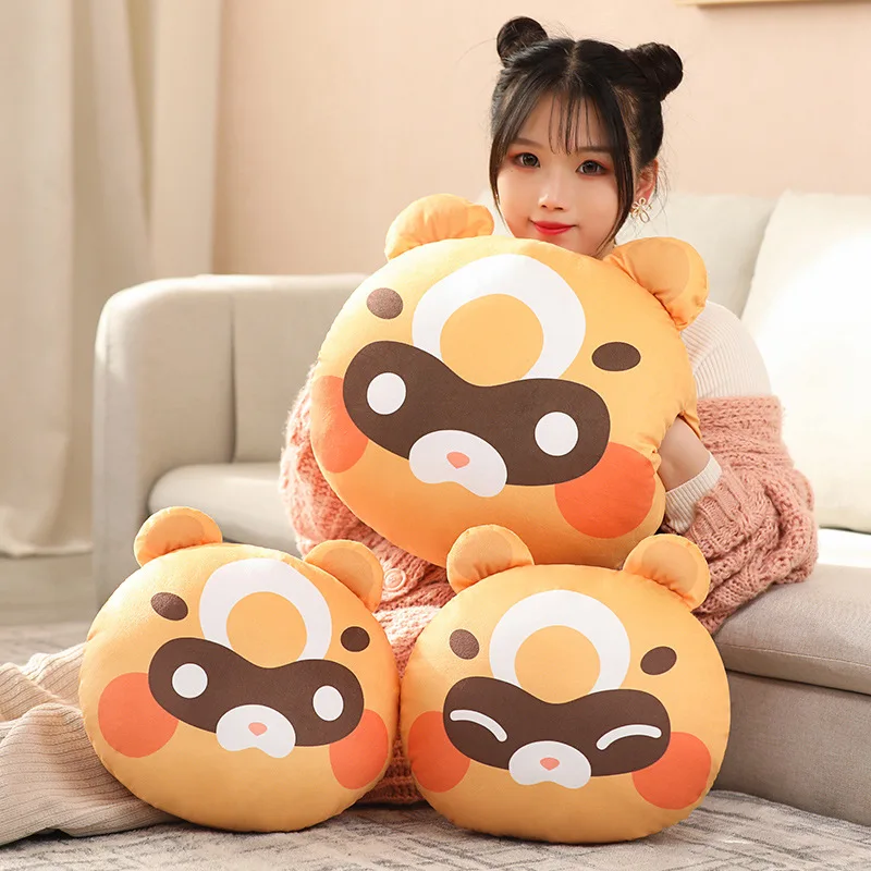 

1pc 35/45CM Cartoon Game Genshin Impact Guoba Rice Bear Plush Pillow Stuffed Animals Toy Soft Cushion Kids Funny Christmas Gift