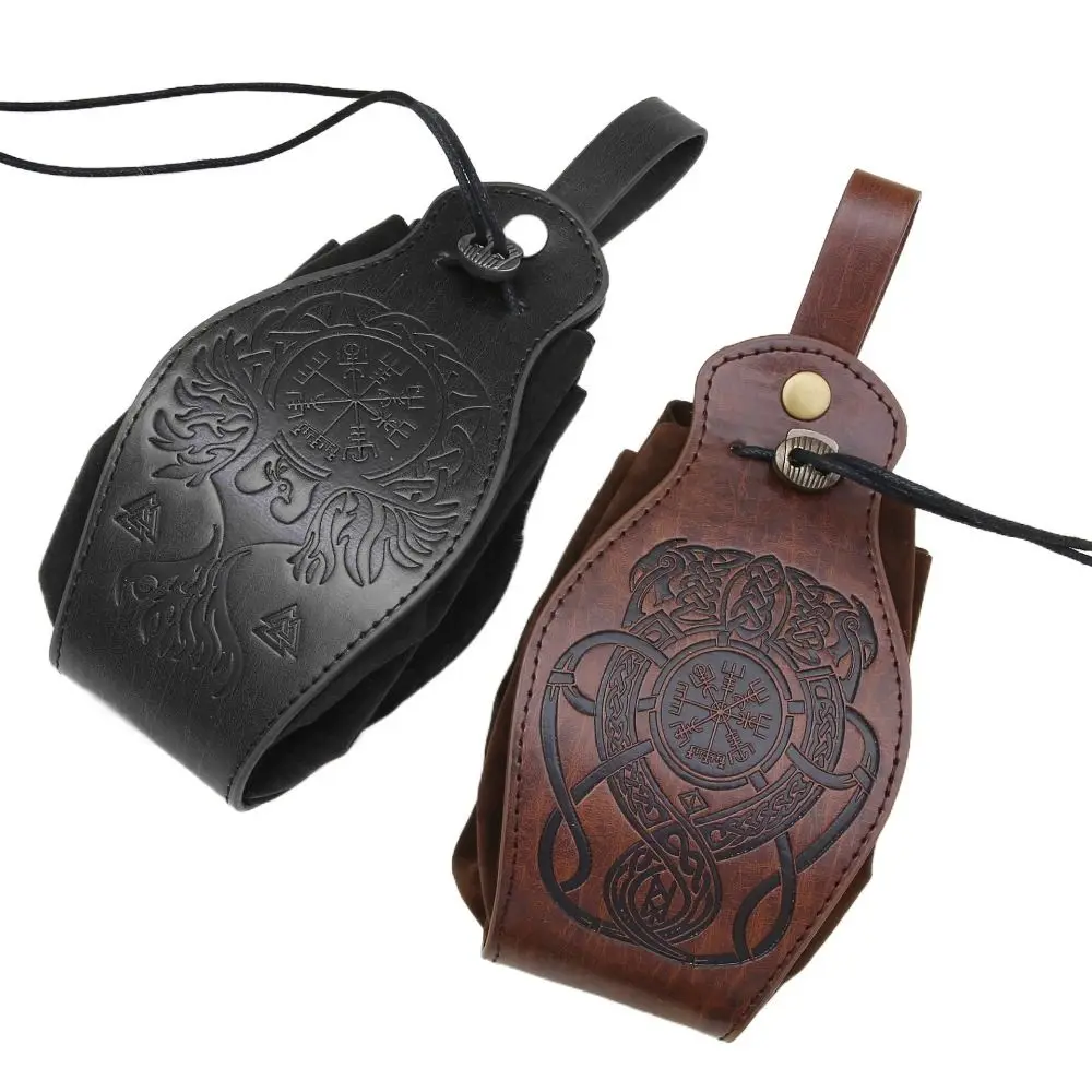 Ретро шнурок викингов средневековый ремень из искусственной кожи винтажная