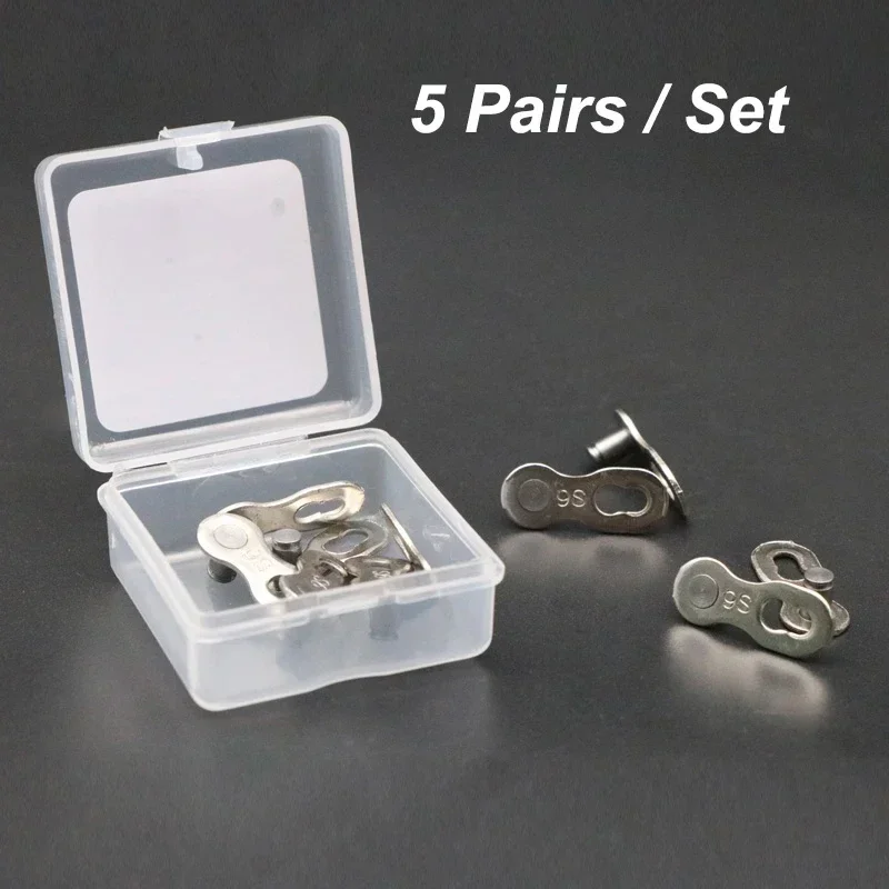 5 пар соединительных звеньев велосипедной цепи волшебные кнопки скорость