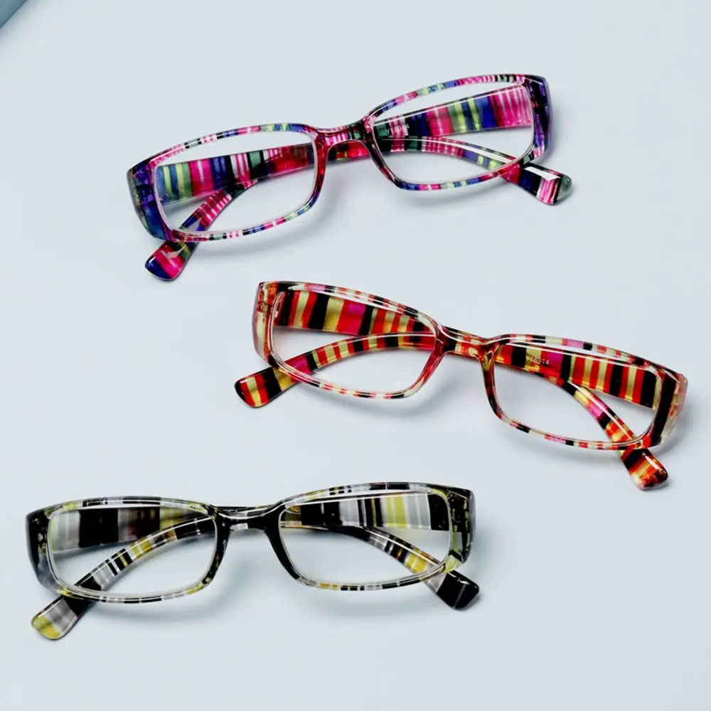 

Очки для чтения в стиле ретро с принтом в полоску для мужчин и женщин, аксессуар для защиты глаз при пресбиопии, с диоптриями + 1,00 ~ + 4,00