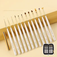 nail set tool pen phototherapy pen smudge gradient pen color painting pen sweep brush nail supplies for professionals