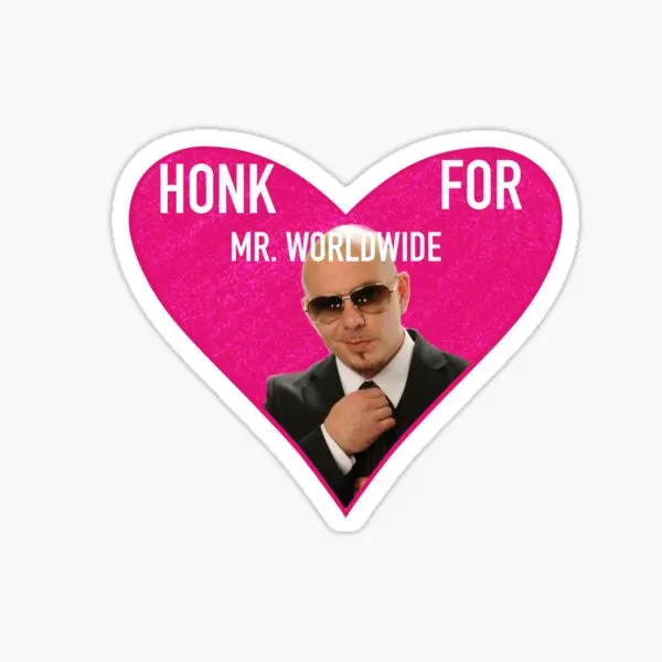 Honk для Mr Worldwide 5 шт. наклейки багажа милые на стену автомобиль детские Мультяшные