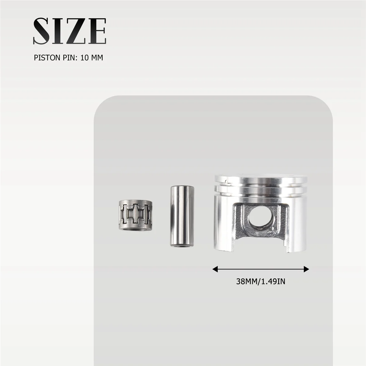 Поршень и кольца 38 мм комплект игольчатых подшипников 10 подходит для бензопилы