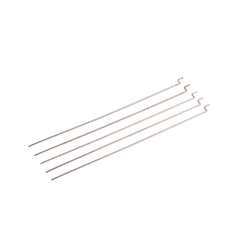 

Для SU27 KT доски RC самолета устойчивые к падениям аксессуары 5 шт. 11,5 см 1,2 мм Z-образный стальной проволочный нажимной стержень