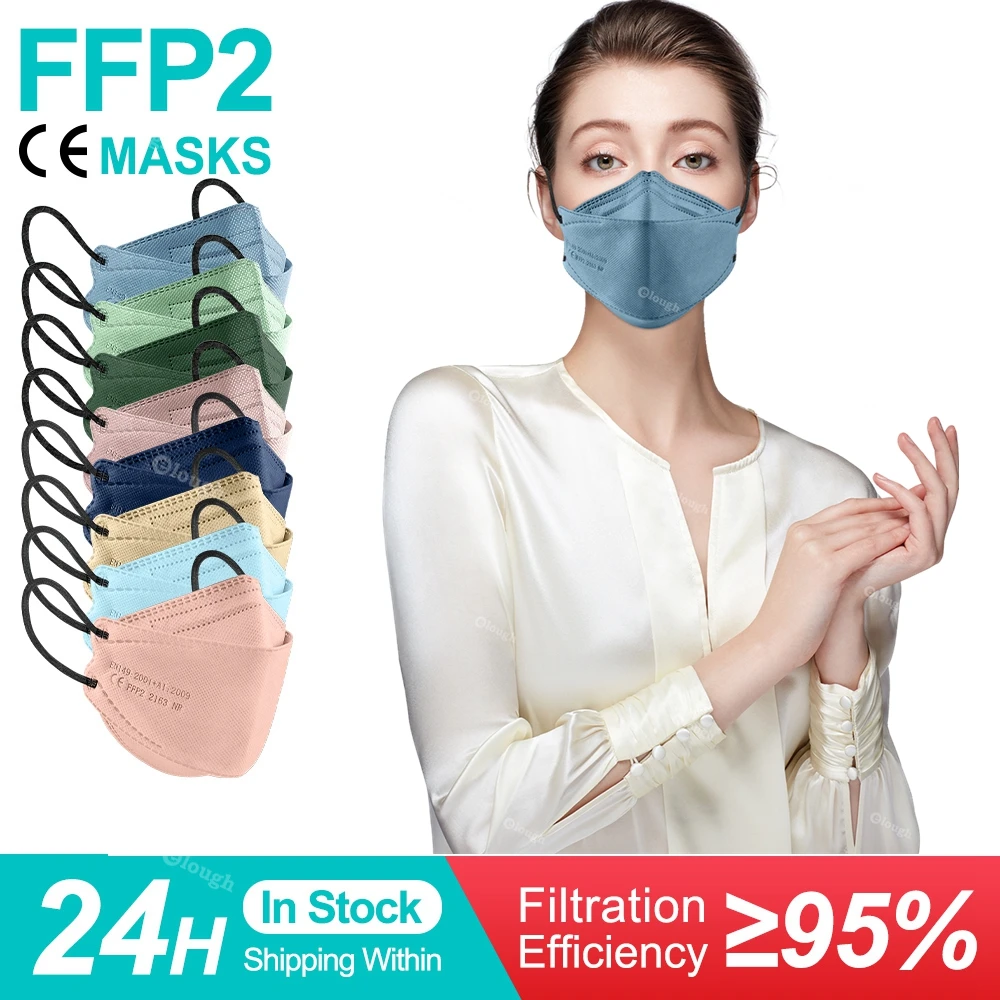 

Masks FFP2 Face Masks KN95 Security Protection Masks Morandi 4 Layers Mask PFF2 Korean Fish FPP2 Mascarillas FFP2 Homologadas