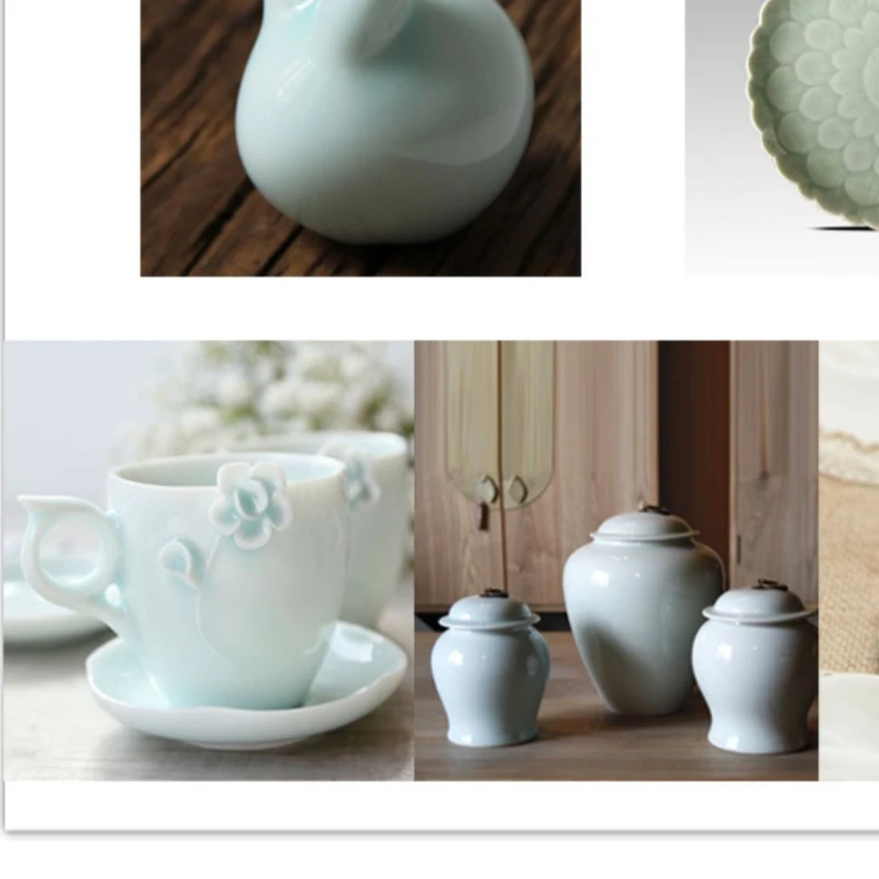 

300ml/bottle Pottery Glaze Ceramic Monochrome Blue Shadow Glaze Medium Temperature 1180-1250 ℃ Pottery Coloring Tool
