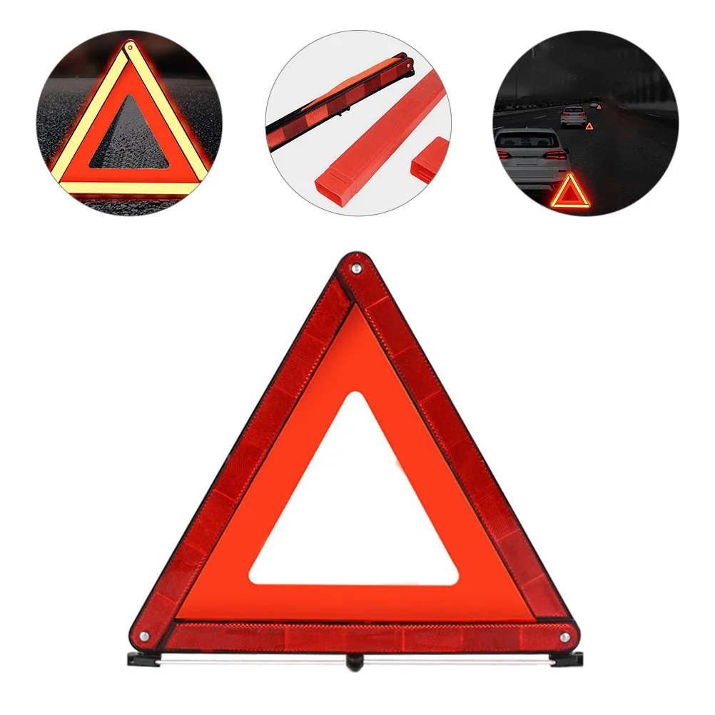 

Safety Triangle Automotive Warning Triangle Folding Car Emergency Triangle Sign