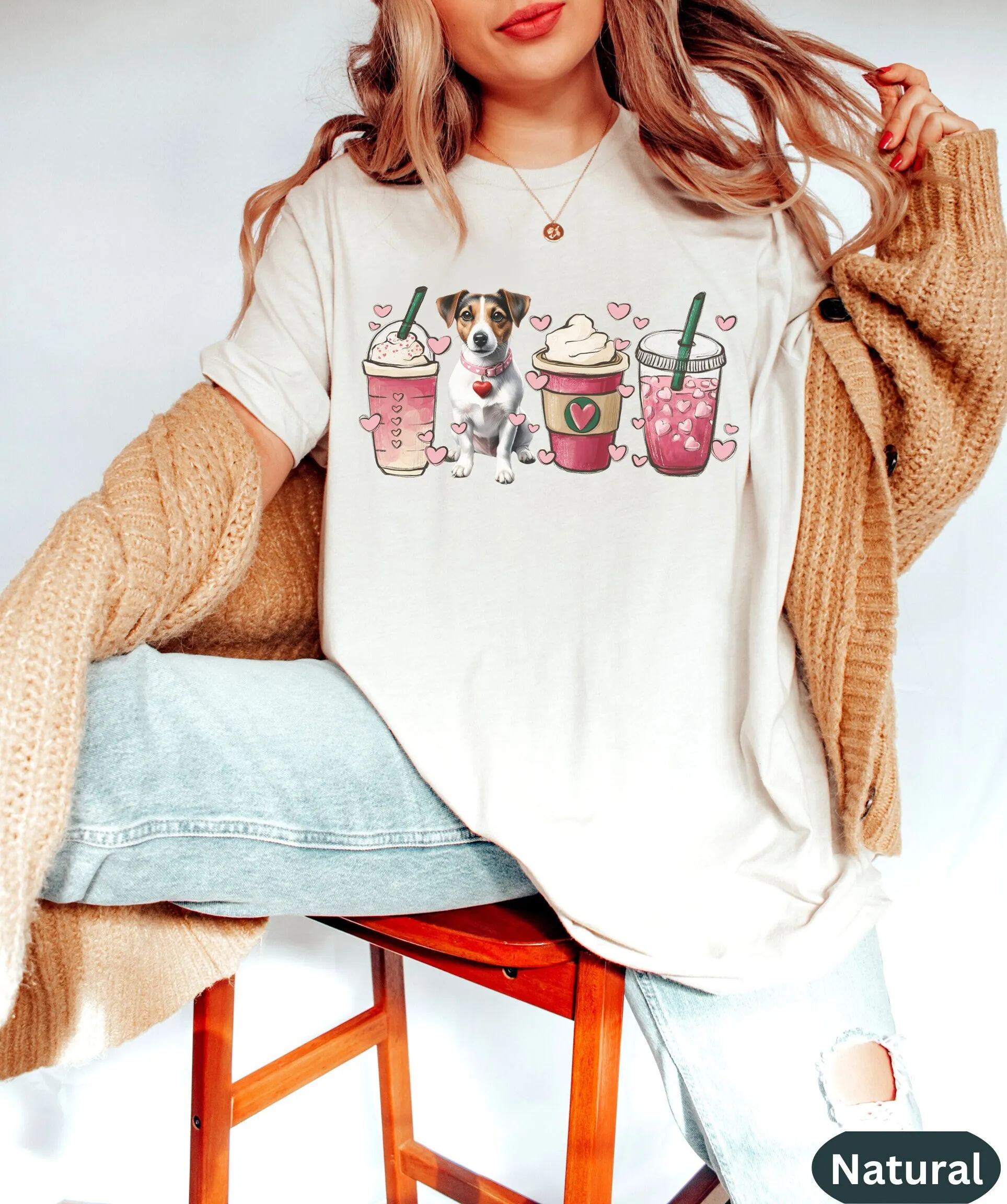 Джек-рассел-терьер подарок для собак на день матери футболка собаки человек Jrt