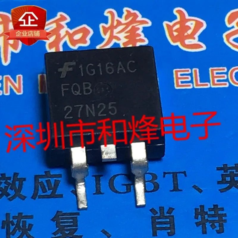 

5 шт.-10 шт. FQB27N25 TO-263 25.5A 250V Новый и оригинальный на складе
