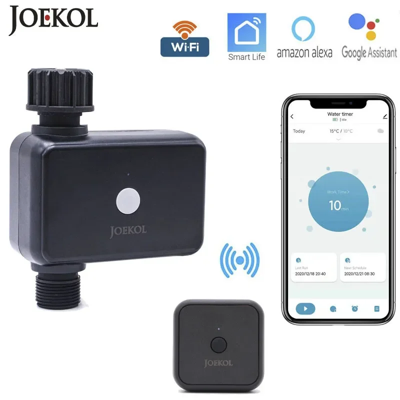

Garden Smart Watering Timer WIFI Remote Automatic Drip Irrigation Water Controller Valve IP55 Waterproof Smart Home Garden