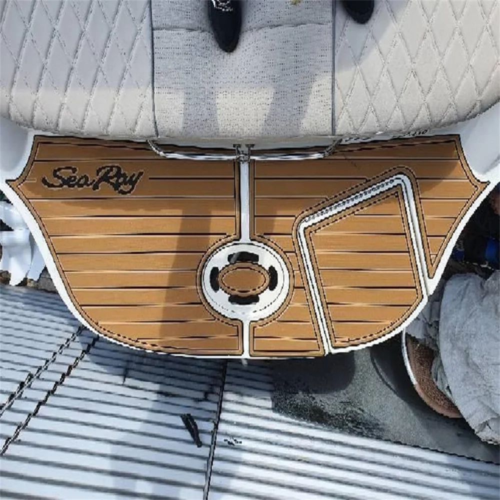 2011 Sea Ray 210 SLX Swim Platform Pad Boat EVA Foam Faux Teak Deck Floor Mat SeaDek MarineMat Gatorstep Style Самоклеящийся