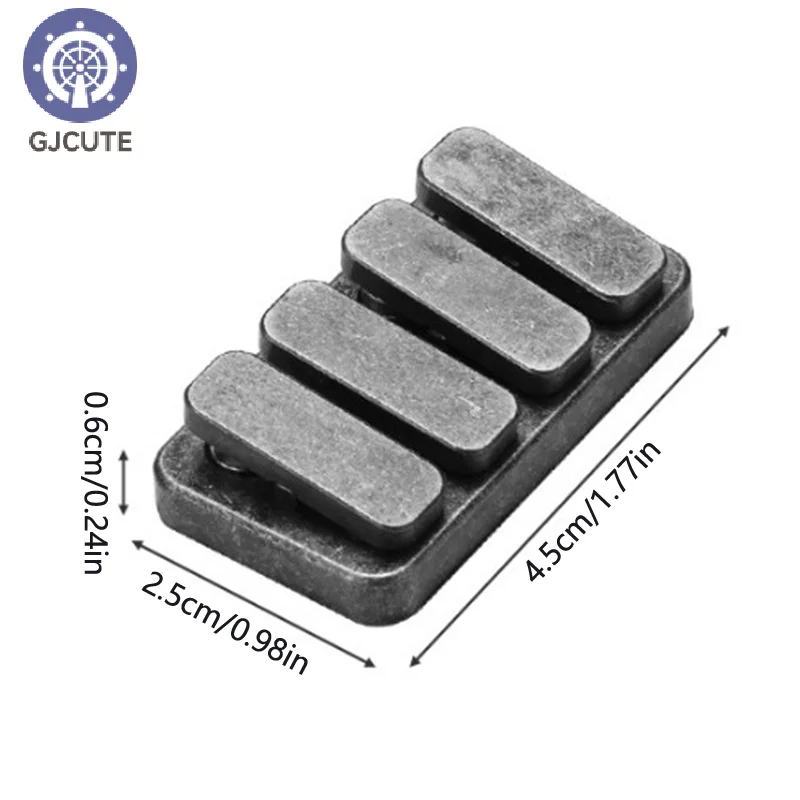 Черные ключи для пианино фиджет-кликер подвижный слайдер аутизм СДВГ