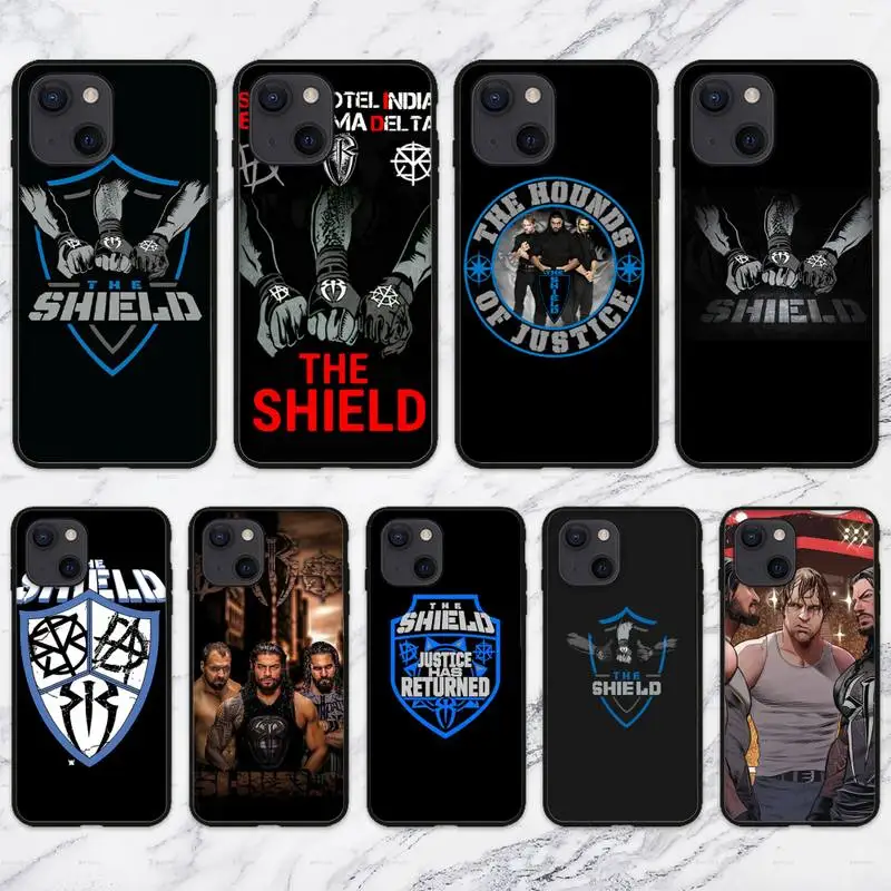 

WWE The Shield Phone Case For iPhone 11 12 Mini 13 Pro XS Max X 8 7 6s Plus 5 SE XR Shell