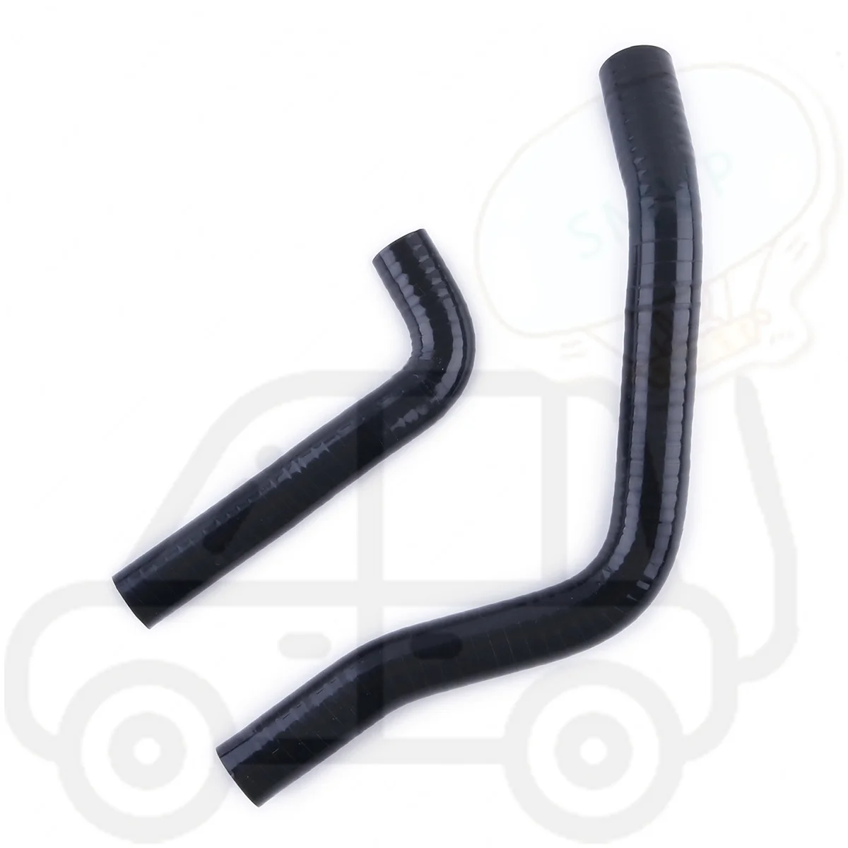 Фото Для Yamaha 2005-2010 DT DTR 125 R DT125R запасные части, верхние и нижние силиконовые шланги охлаждающей жидкости радиатора, комплект трубок, 2 шт., 3 слоя №4