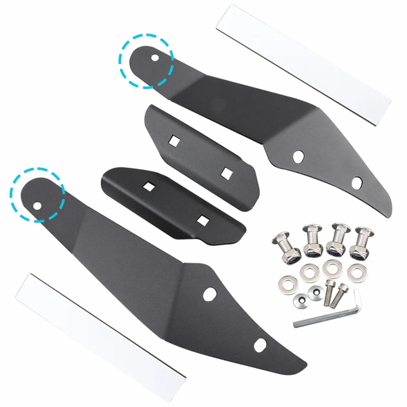 

50-дюймовый изогнутый светодиодный светильник, монтажный кронштейн, светодиодный светильник на лобовом стекле, держатель лампы для Nissan Patrol Y60 Y61 Toyota Land Cruiser 80 70