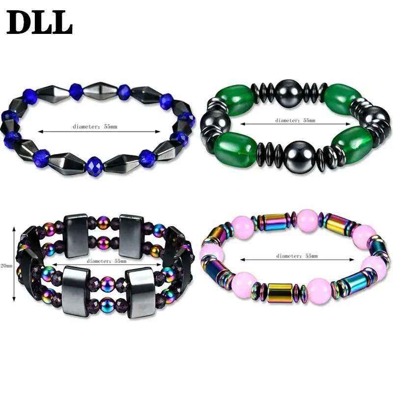 

1 pcs Weight Loss Magnetic Therapy Bracelet Health Care Biomagnetism Magnet Reduce Weight Slimming Hand Ornament Men Women