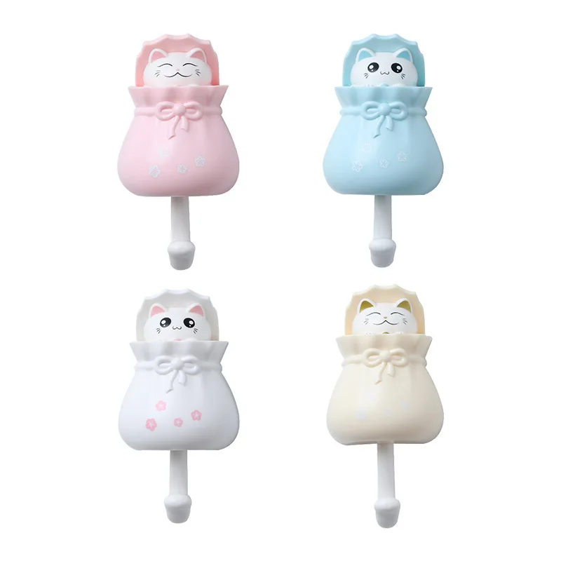 

Wall Hooks Idears For Hanging Cloth Plants Key Hat Rack Sundries Holder Cute Cat Decorative Organizer Accessories Smart Gardgets