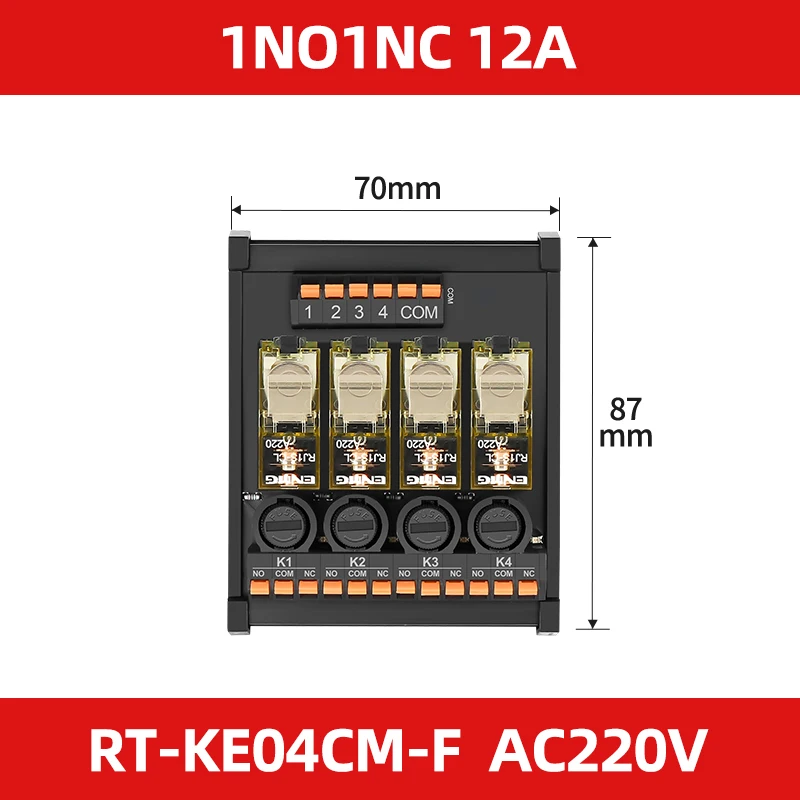 

RJ1S RJ2S Розетка Промежуточный релейный модуль, 220 В переменного тока, 16 каналов, выход управления ПЛК, 5-контактный, 8-контактный, промышленная автоматизация