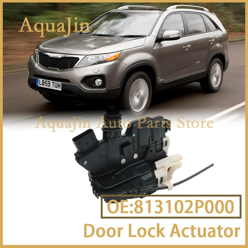 

813102P000 Привод замка левой передней двери для Kia Sorento XM 2009 ~ 2014 2010 2011 2012 2013 Автомобильный OEM 81310-2P000 Аксессуары