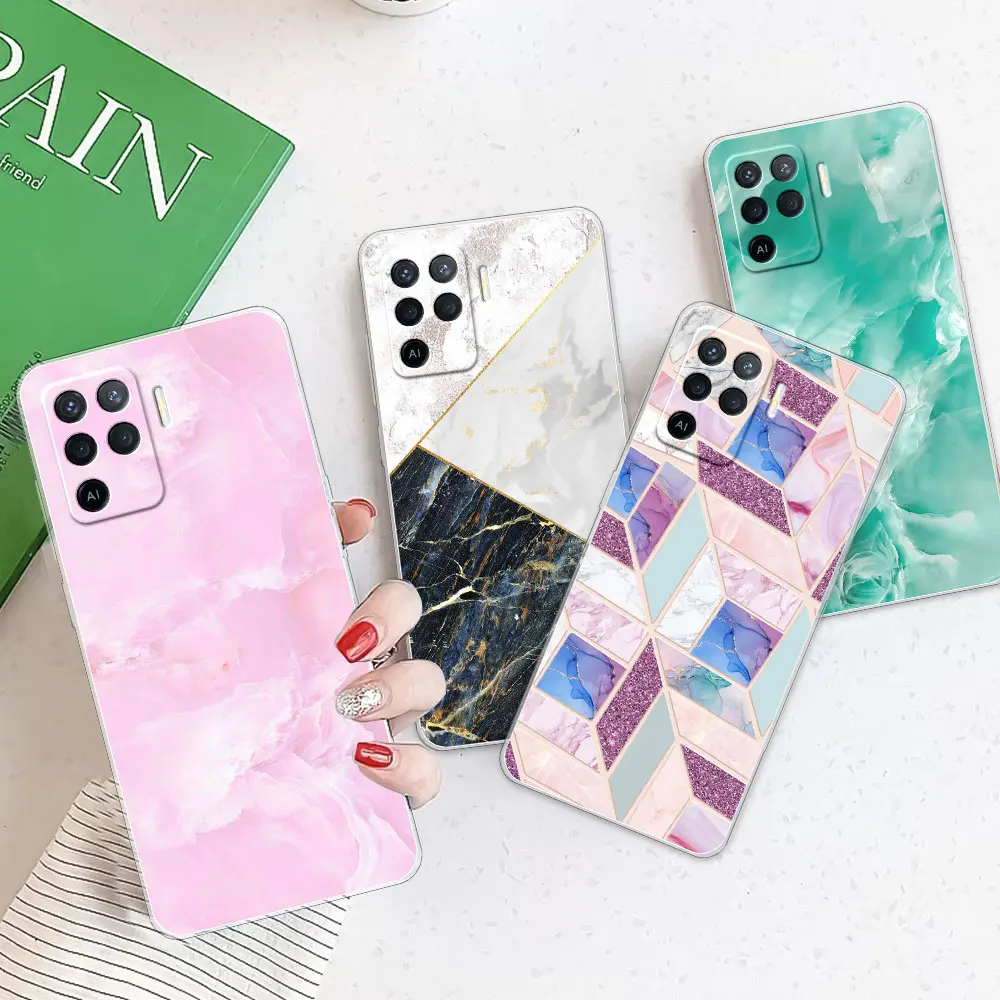 Для Oppo Reno5 F Z K чехол Мягкий силиконовый прозрачный для Lite телефона Pro Plus Funda