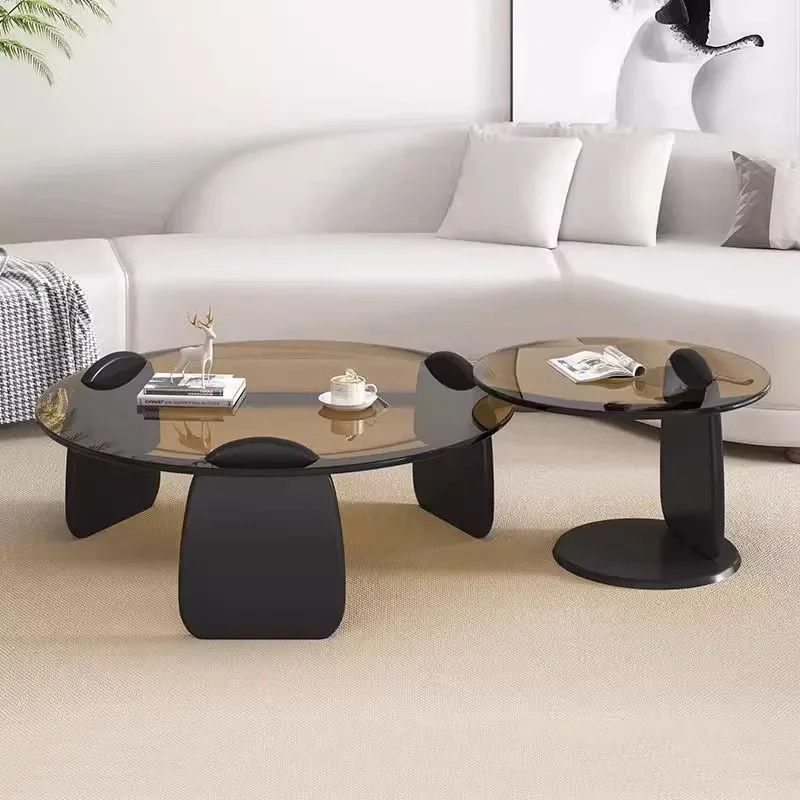 

Glass Computer Coffee Table Bedroom Nordic Dining Modern Designer Books Side Table Kitchen Japanese Couchtisch Home Furniture