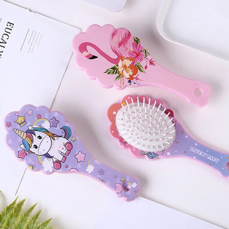 

Детская расческа для волос с милым мультяшным единорогом