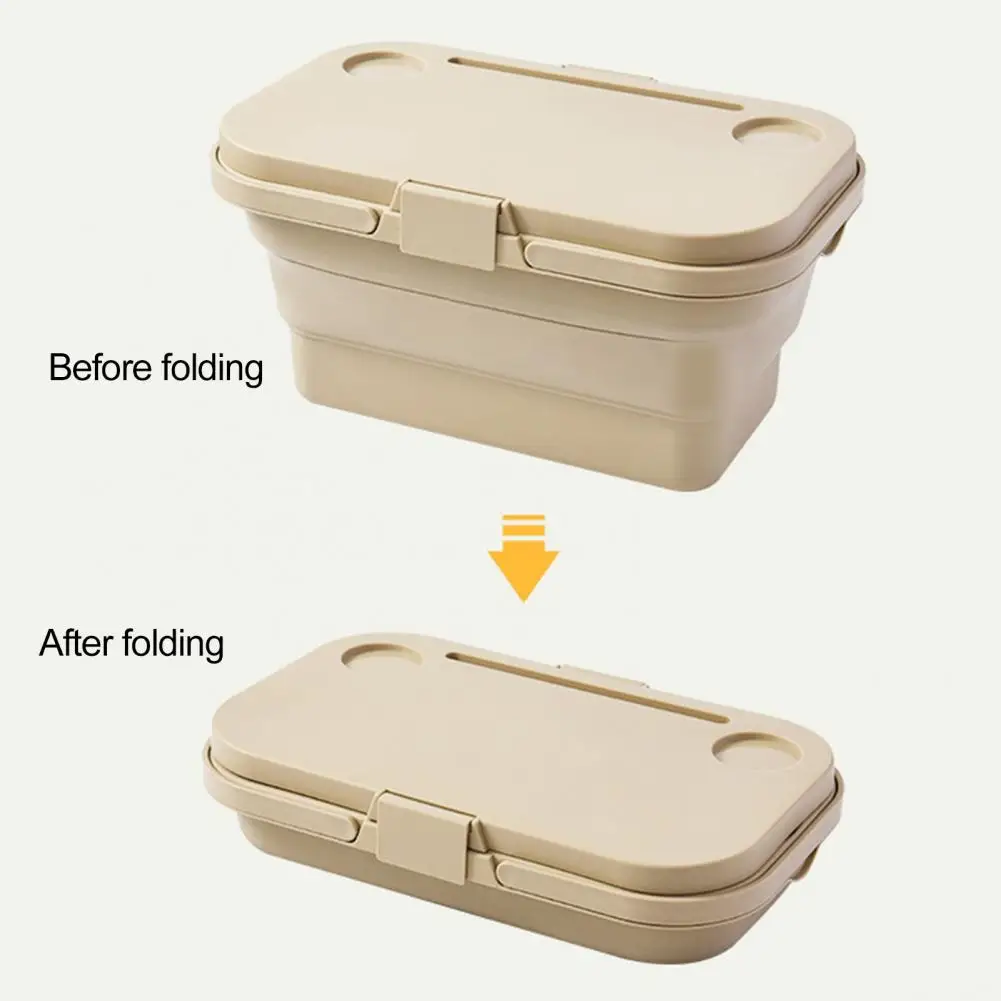 

Plastic Picnic Basket Versatile Foldable Picnic Basket Collapsible Waterproof Storage Solution for Camping Outdoors Home Stable