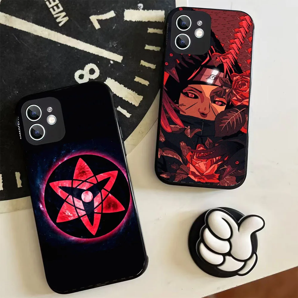 Черный силиконовый чехол для OPPO Reno 2 5 6 7 8 10 Zoom Lite Max WDA-26 N-Narutos Uchiha