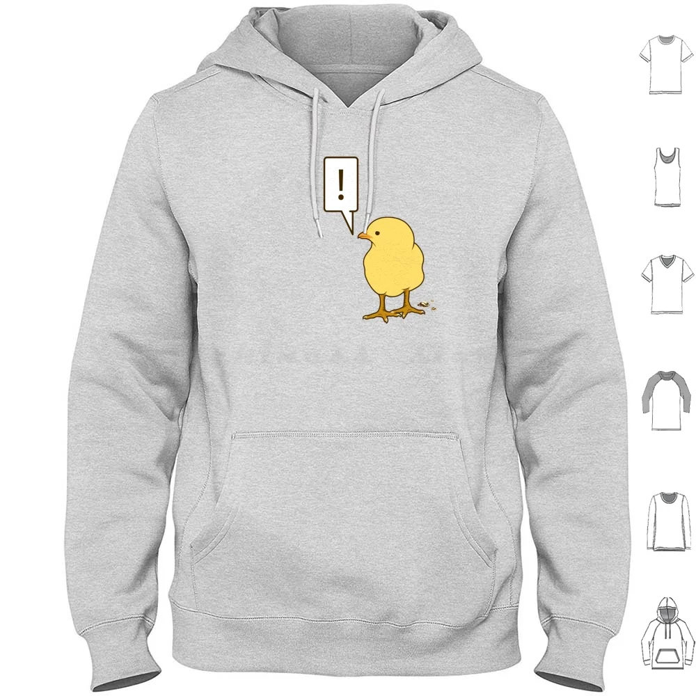 

Little Bird Hoodie cotton Long Sleeve Funny Humoristic Pop Culture Yanmos Yellow Cute Vector Parody Little Bird Cozy