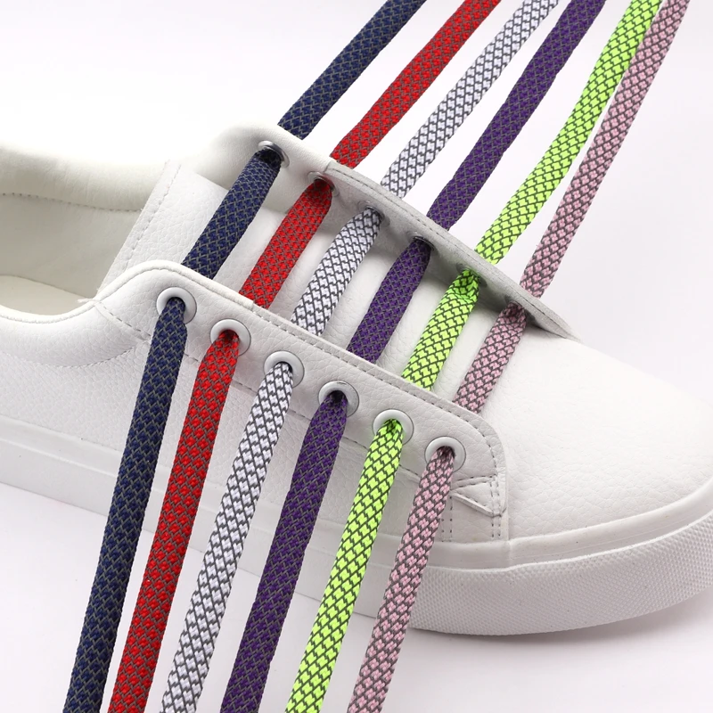 1Pair Reflective Flat Shoelaces Fluorescent Sneaker Shoestrings Sports Shoelace Running Shoes lace Adult children Shoelaces