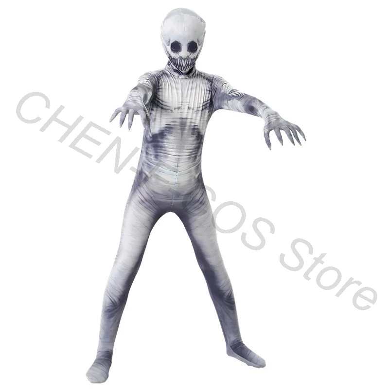 

Halloween Cosplay Costumes Jumpsuit Zombie Horror Clothes Children Performance Props Kids Christmas Carnival Full Set