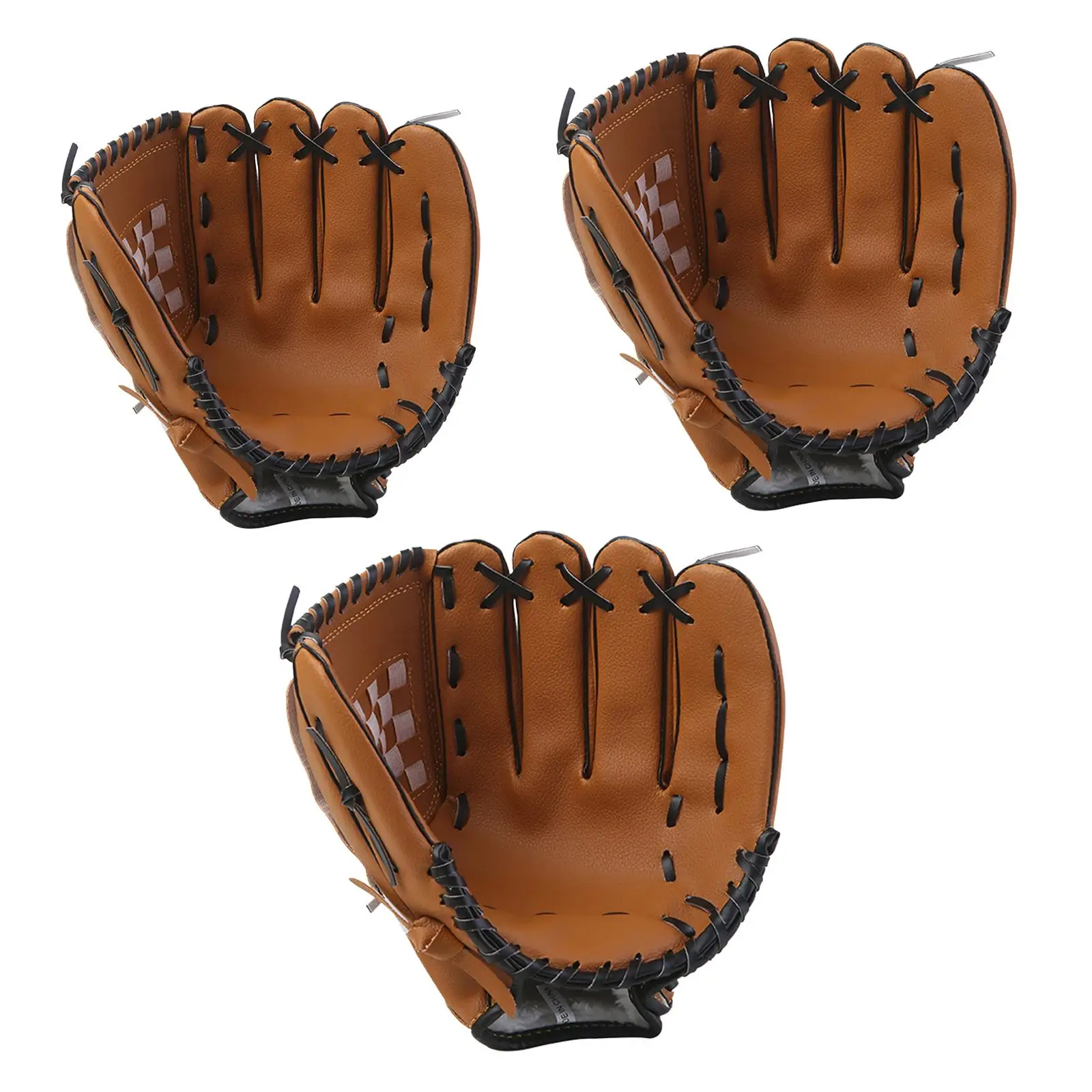 

Thickened Baseball Softball Glove Left Hand Use Infield Pitcher Batting Gloves Sports Catcher's Mittss for Beginner Adults Match