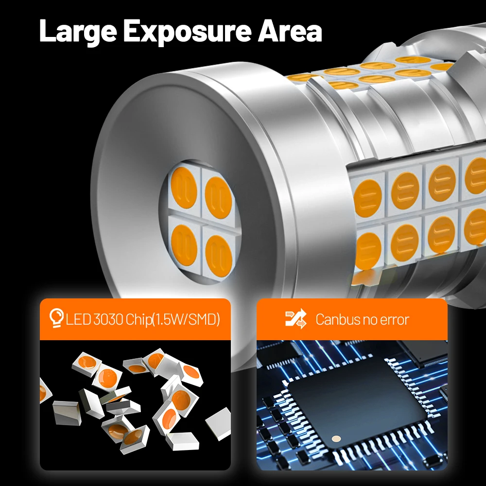 2x Светодиодный Указатель Поворота Wy21w Для Nissan 350z 370z Juke Leaf Micra Pathfinder R52 Qashqai J11 Teana Tiida