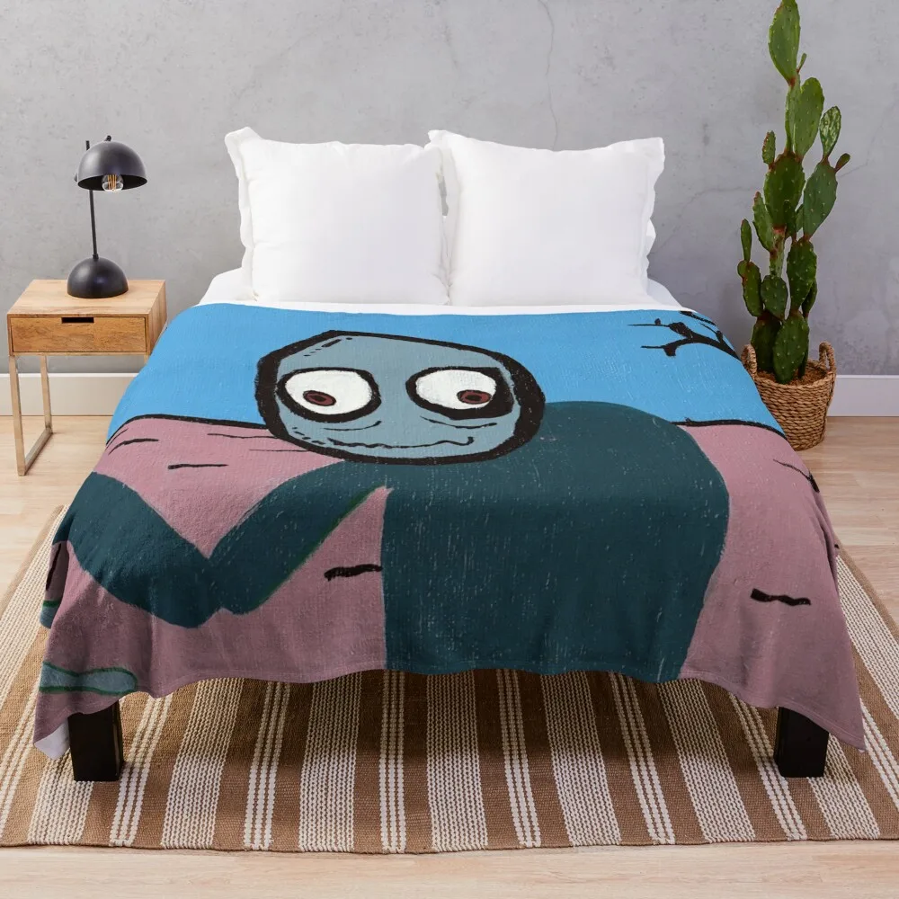 Мистер Пальцы говорит привет. Одеяло для малышей. Фланелевые тяжелые одеяла.