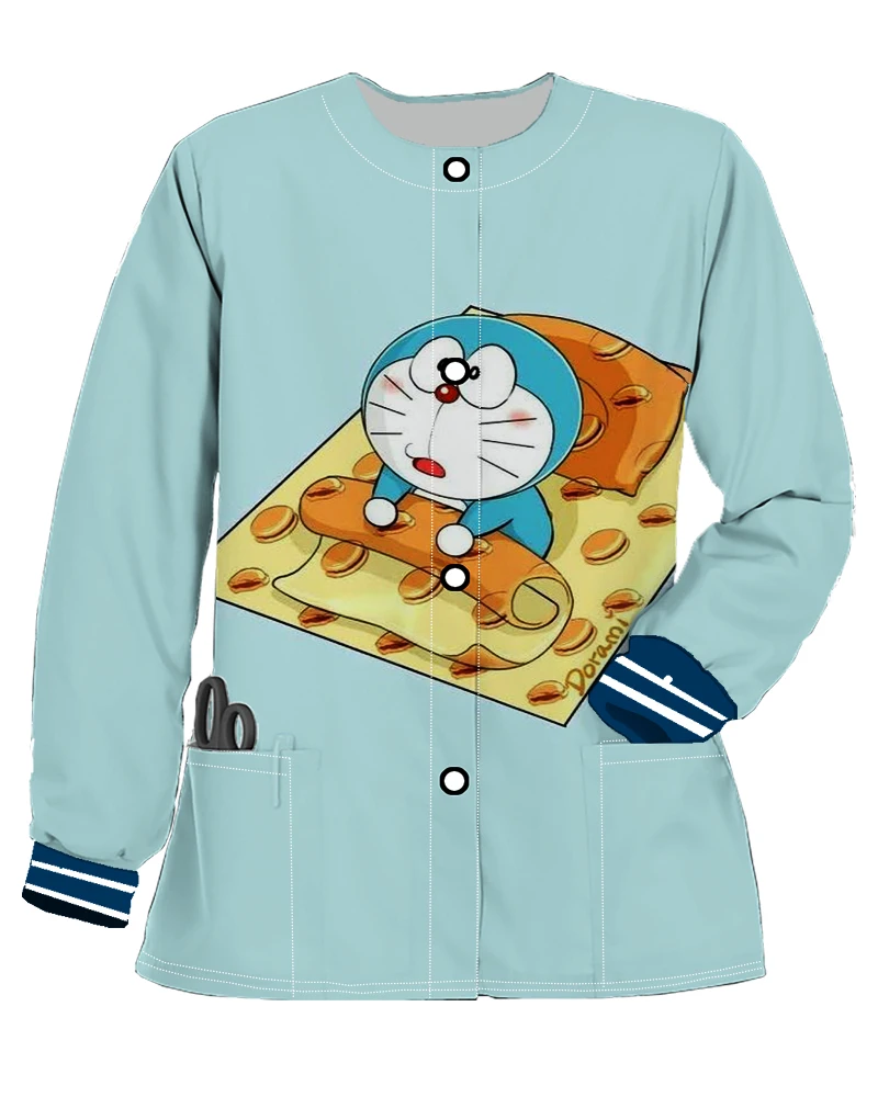 Роскошная дизайнерская одежда для медсестры женская кардиган зимние куртки