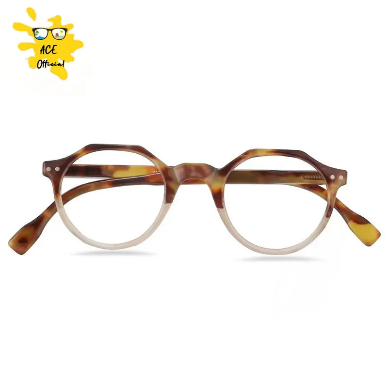 

May Flower Decorative Computer Eyeglasses Frame For Women Blue Light Reading Glasses Round Women's Eyeglasses With Frame Eyewear