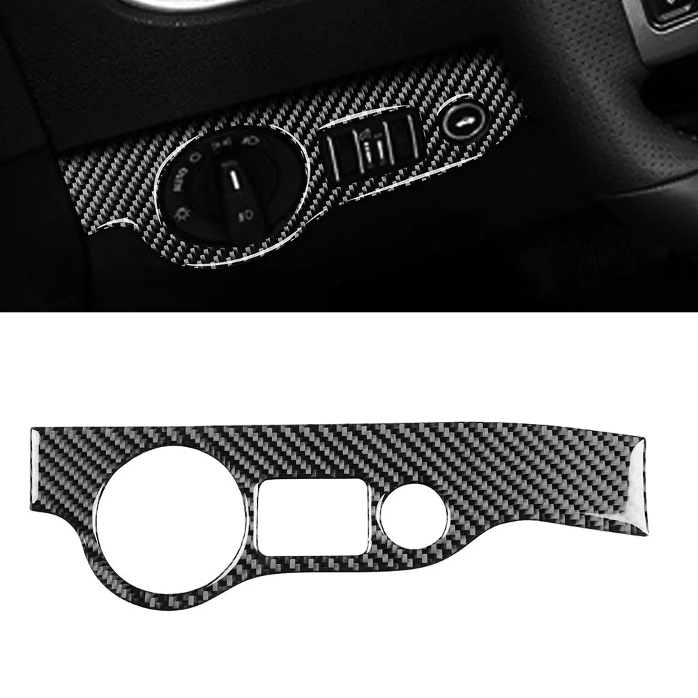 

For Dodge Challenger Charger Switch Cover Trim 1pcs Brand New Durable High Quality Real Carbon Fiber Unique Stylish