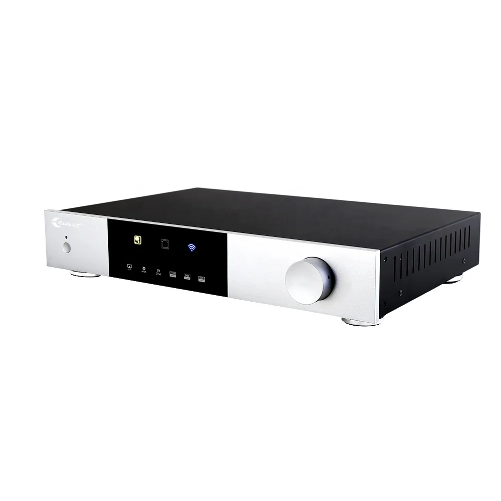 

ESS9038Q2M USB DAC with DSD512 Network Audio Player DMP20 for Home Theater APP Control Hi-resolution Music Streamer of Airplay