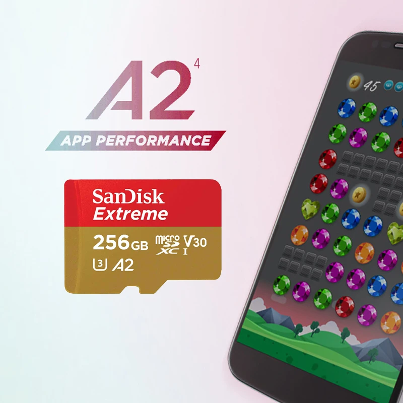 Карты SanDisk Extreme microSDHC microSDXC UHS-I 4K UHD и видео Full HD UHS Speed Class 3 (U3) Video 30 (V30)