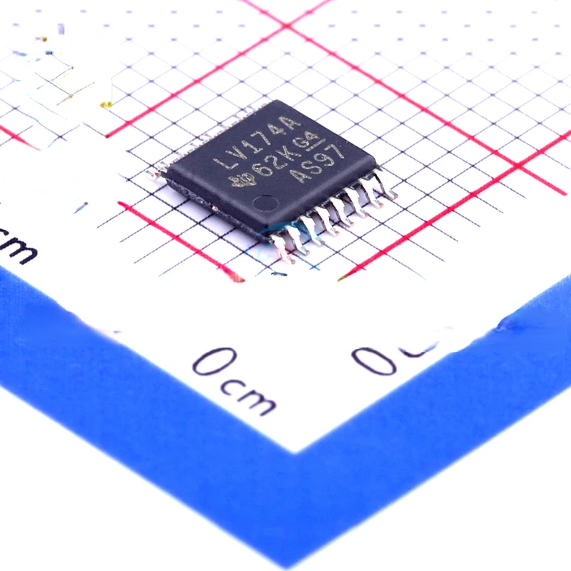 10pcs New and original SN74LV174APWR TSSOP-16 Screen printing:LV174A The trigger chip SN74LV174APWR SN74LV174AP LV174A TSSOP16