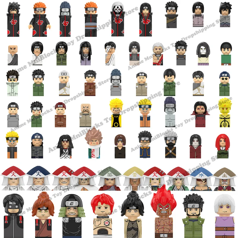 KDL конструктор 801 802 803 804 806 807 810 811 Наруто Мини фигурки героев аниме сборные кирпичи