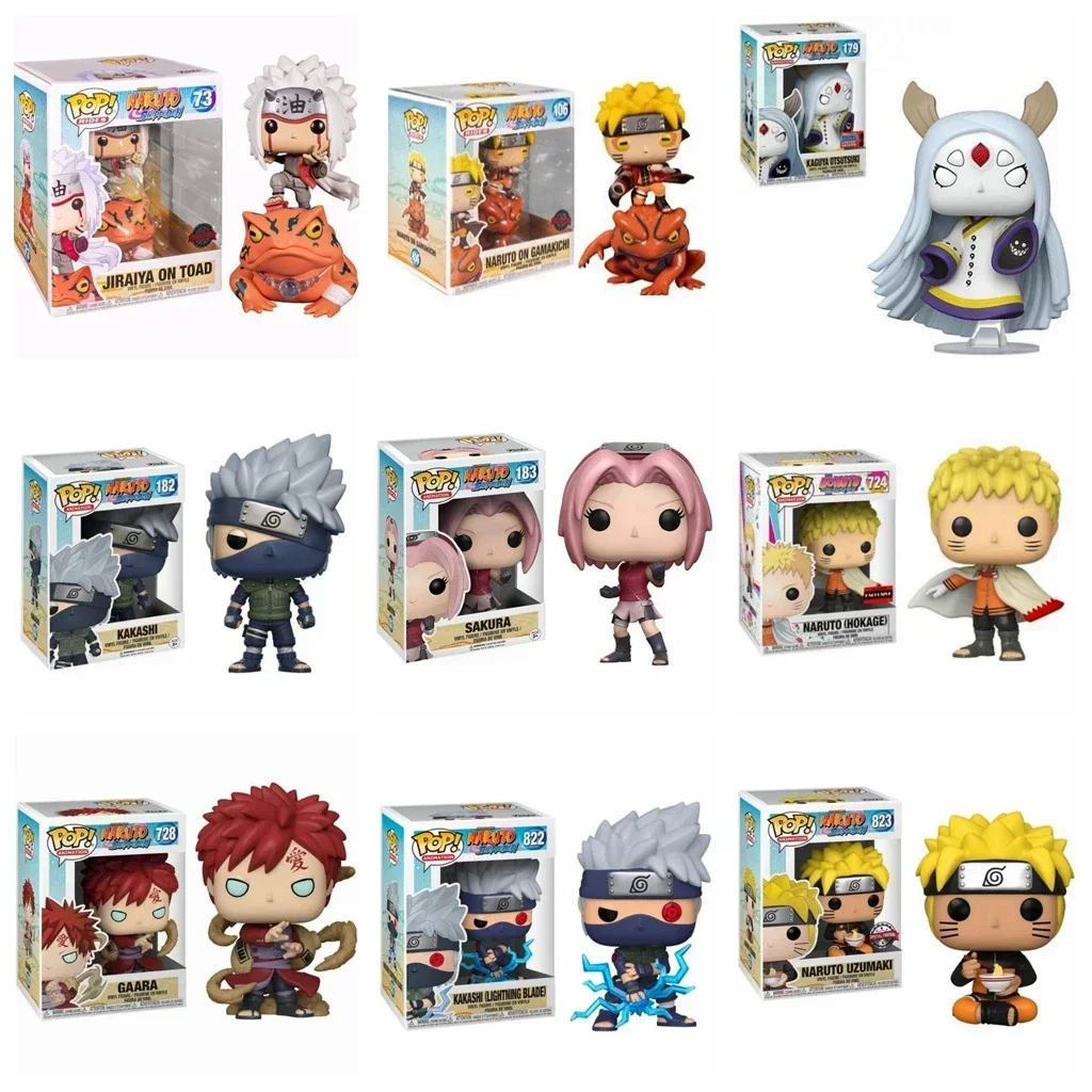 Funko NARUTO KAKASHI 822 # УУМКИ 726 ГАРА 728 OROCHIMARU 729 TSUNADE 730 JIRAIYA ON TOAD Коллекционная модель