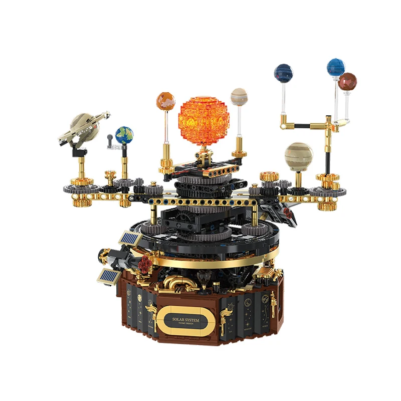 В НАЛИЧИИ MOC креативная космическая солнечная система глобус строительные блоки