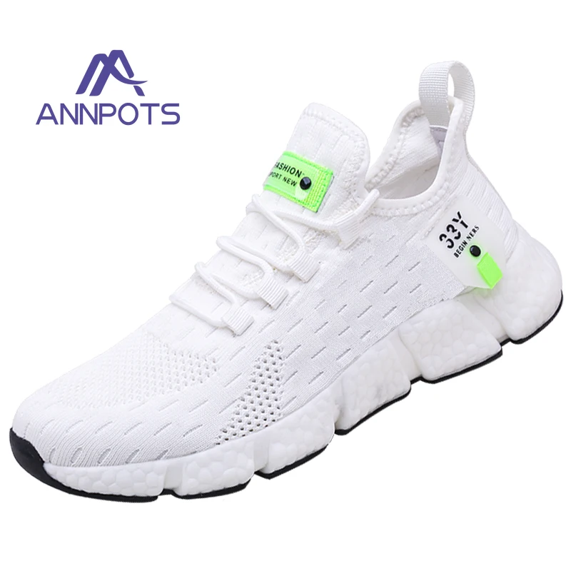 

Men's Casual Shoes Breathable White Running Shoes Male Light Non-slip Classic Sports Women Couple Mesh Sneakers Tenis Masculino