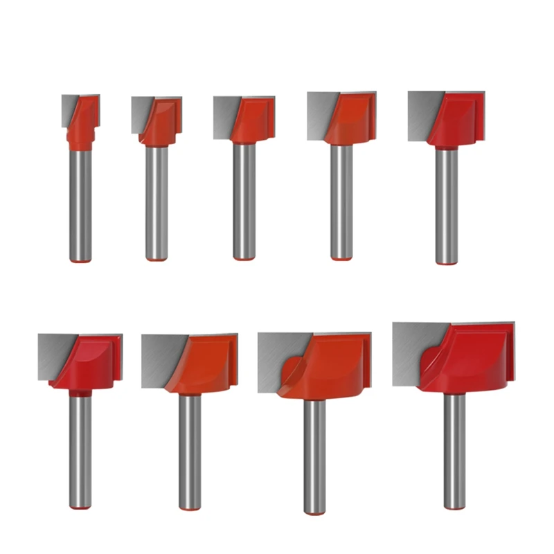 

6Mm Shank Surface Planing Bottom Cleaning Wood Milling CNC Cutter Engraving Knife Router Bit Woodworking Tool 10-32Mm