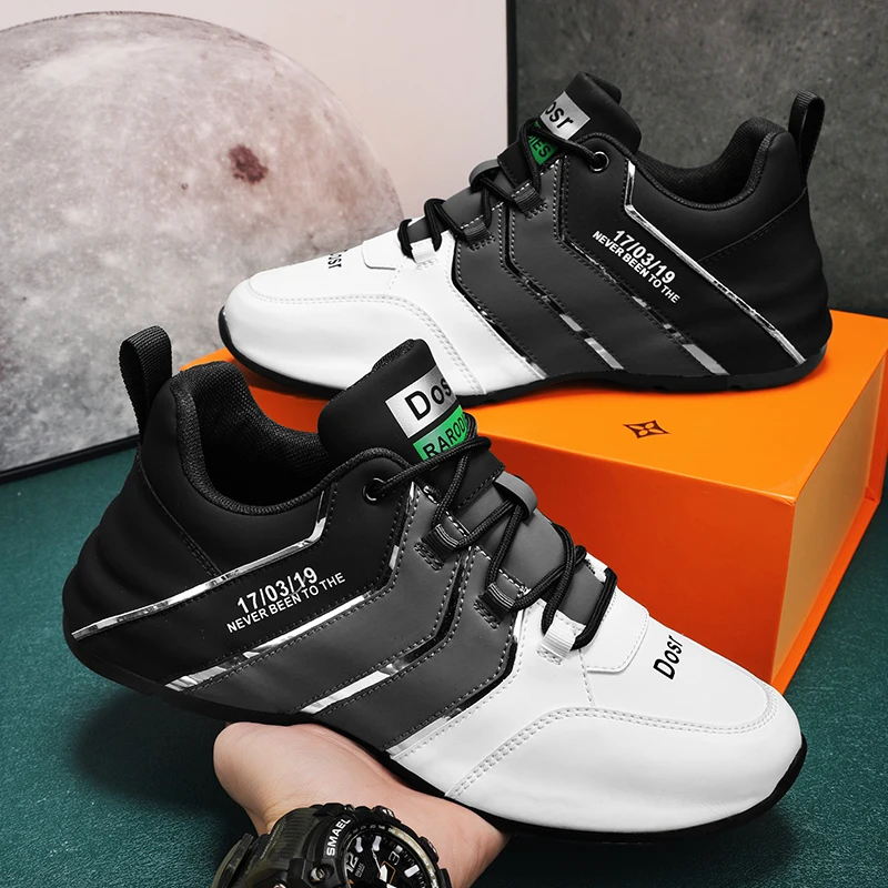 G2-A777 FASHION GOLF SHOES MEN GENUINE LEATHER SNEAKERS SHOES COMFORTABLE OUTDOOR WALKING 39-44 WALKING BIG FOOTWEARS